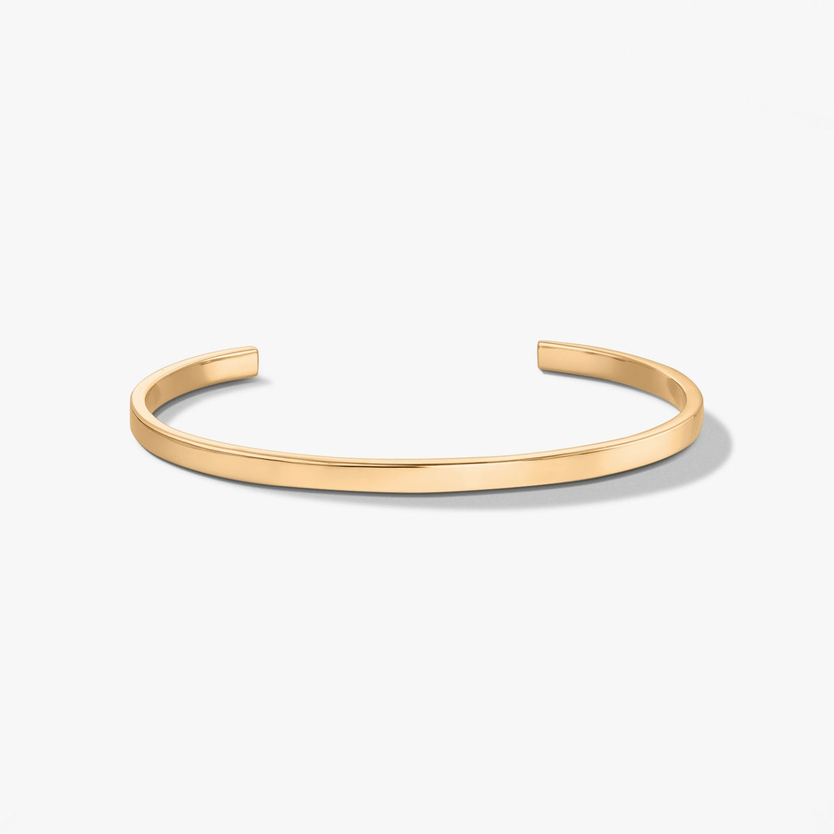 Minimal Golden Armreif aus Silber