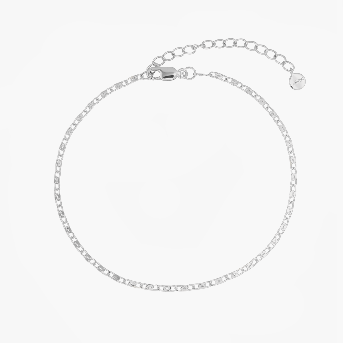 Silbernes Fußkettchen Silver Anchor - Indira