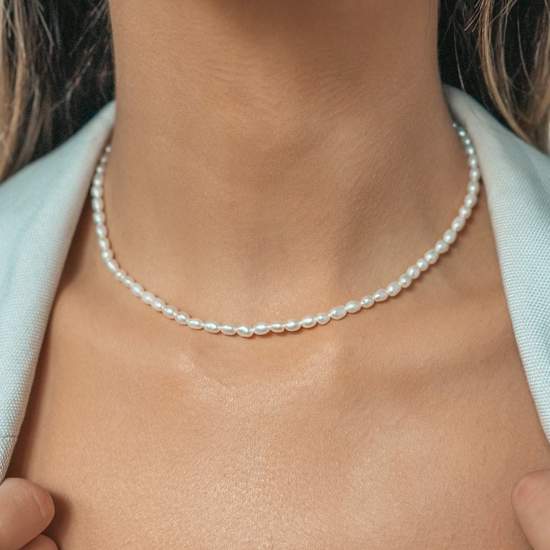 Silberkette Jacqueline - Natürliche Perle - Indira