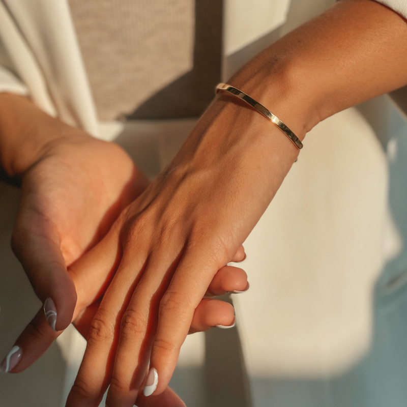 Silberarmband Minimal Golden - Indira