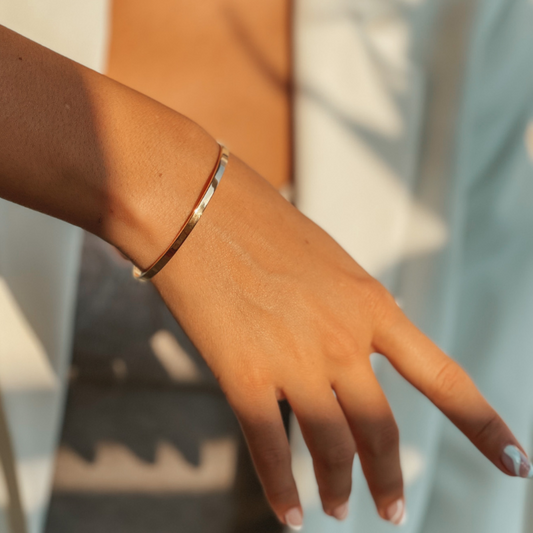 Silberarmband Minimal Golden - Indira