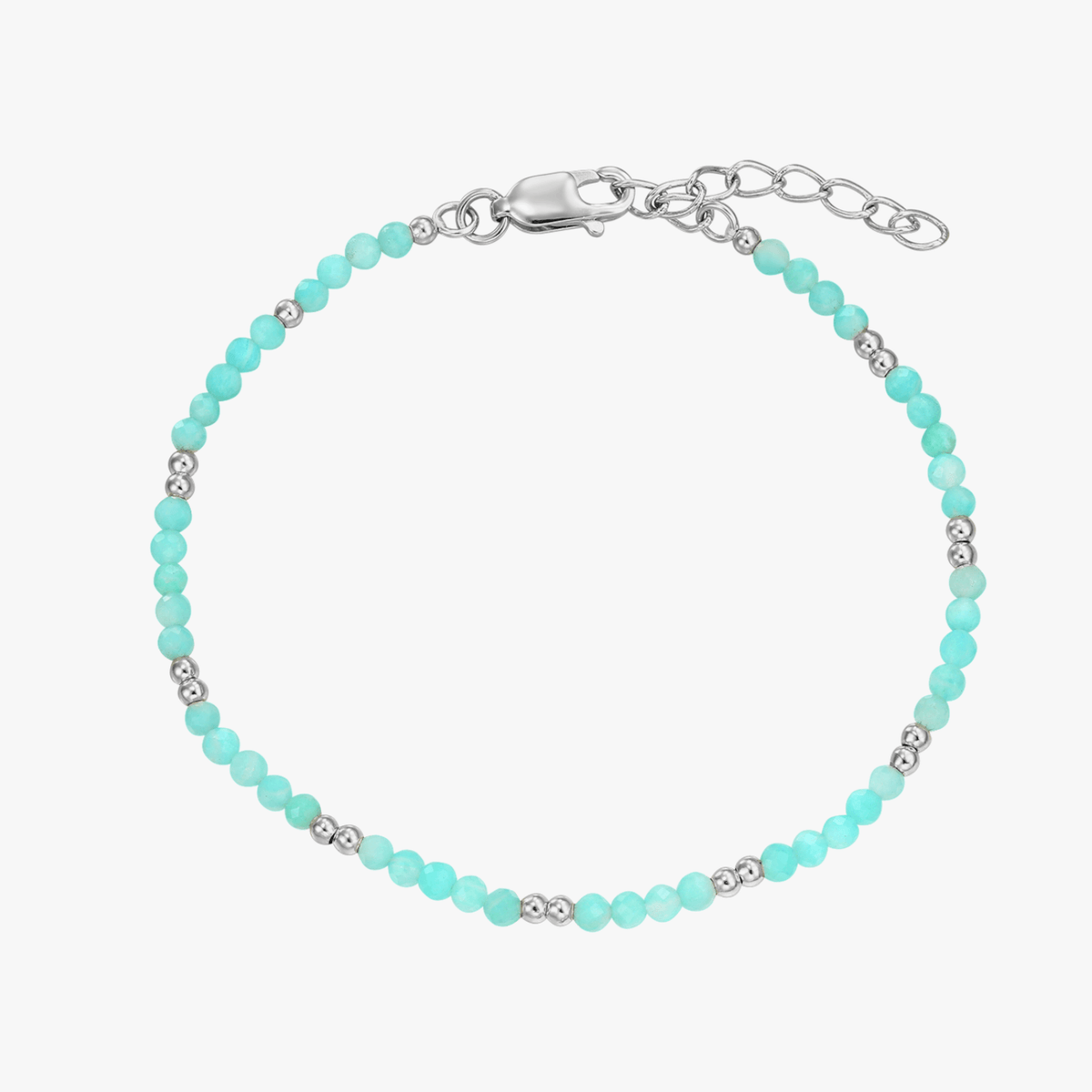 Silberarmband SummerScape - Amazonit - Indira