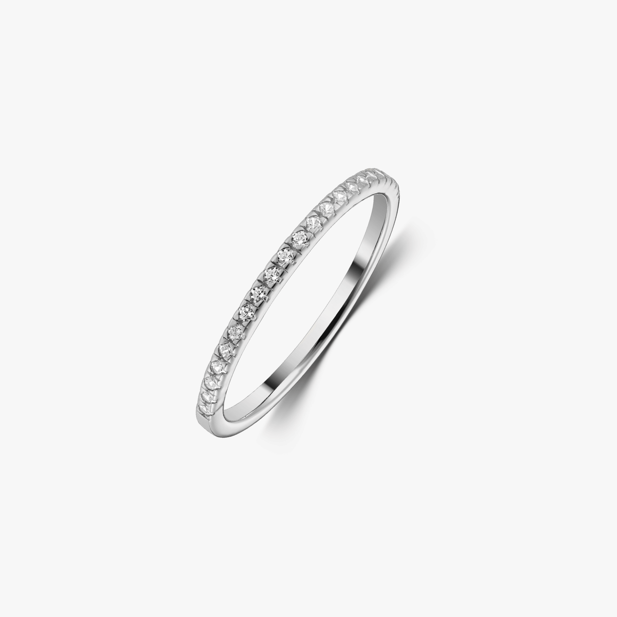 Silberring Chriss - Zirkonia - Indira