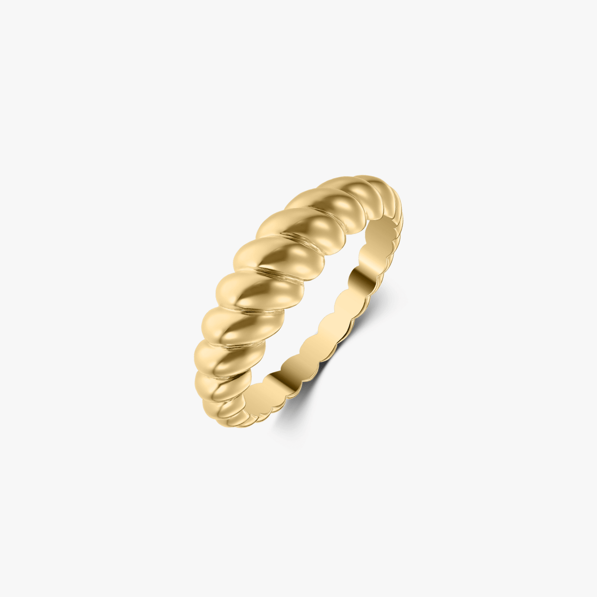 Silberring Golden Petit Brioche - Indira