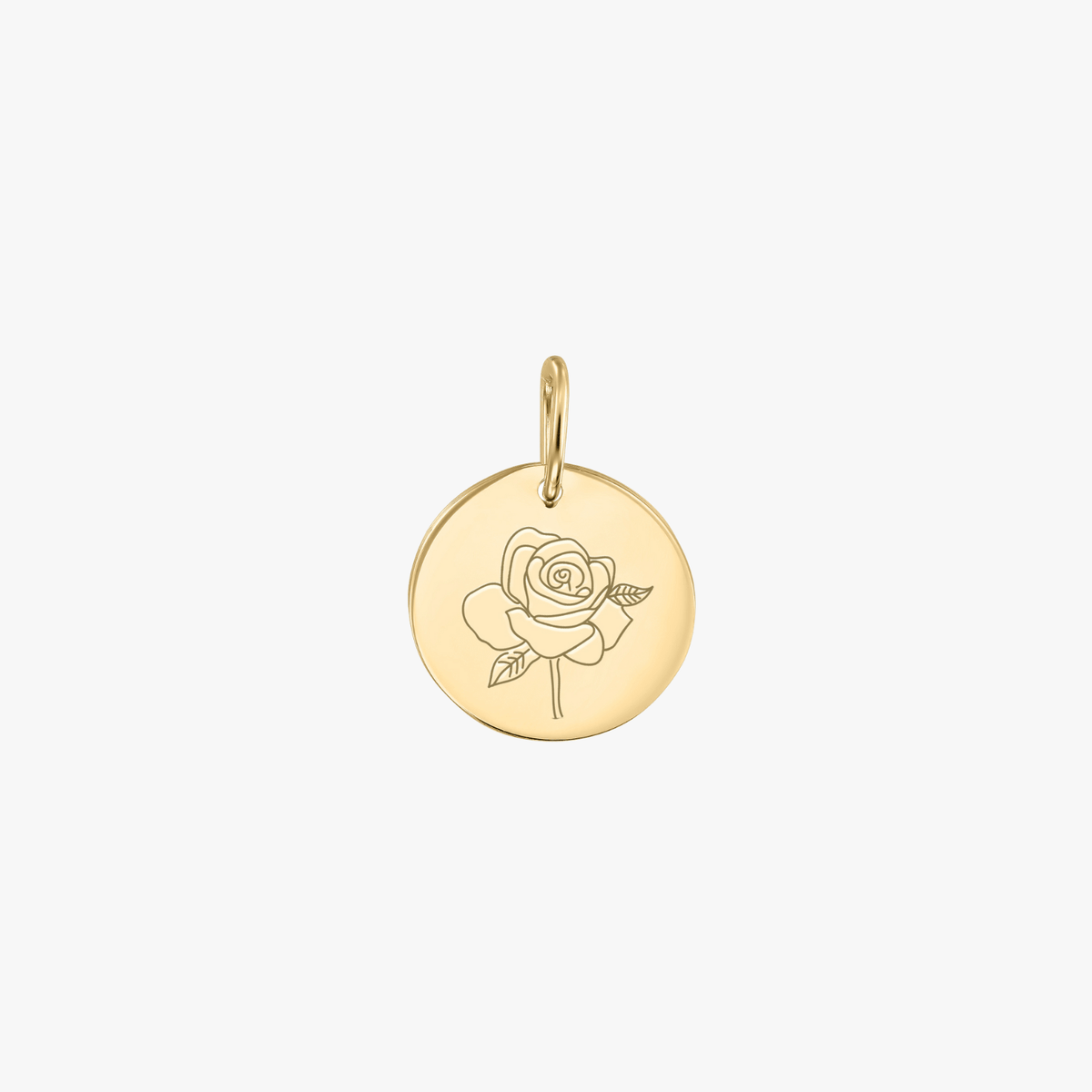 Goldanhänger Geburtsblume - Juni-Rose - Indira