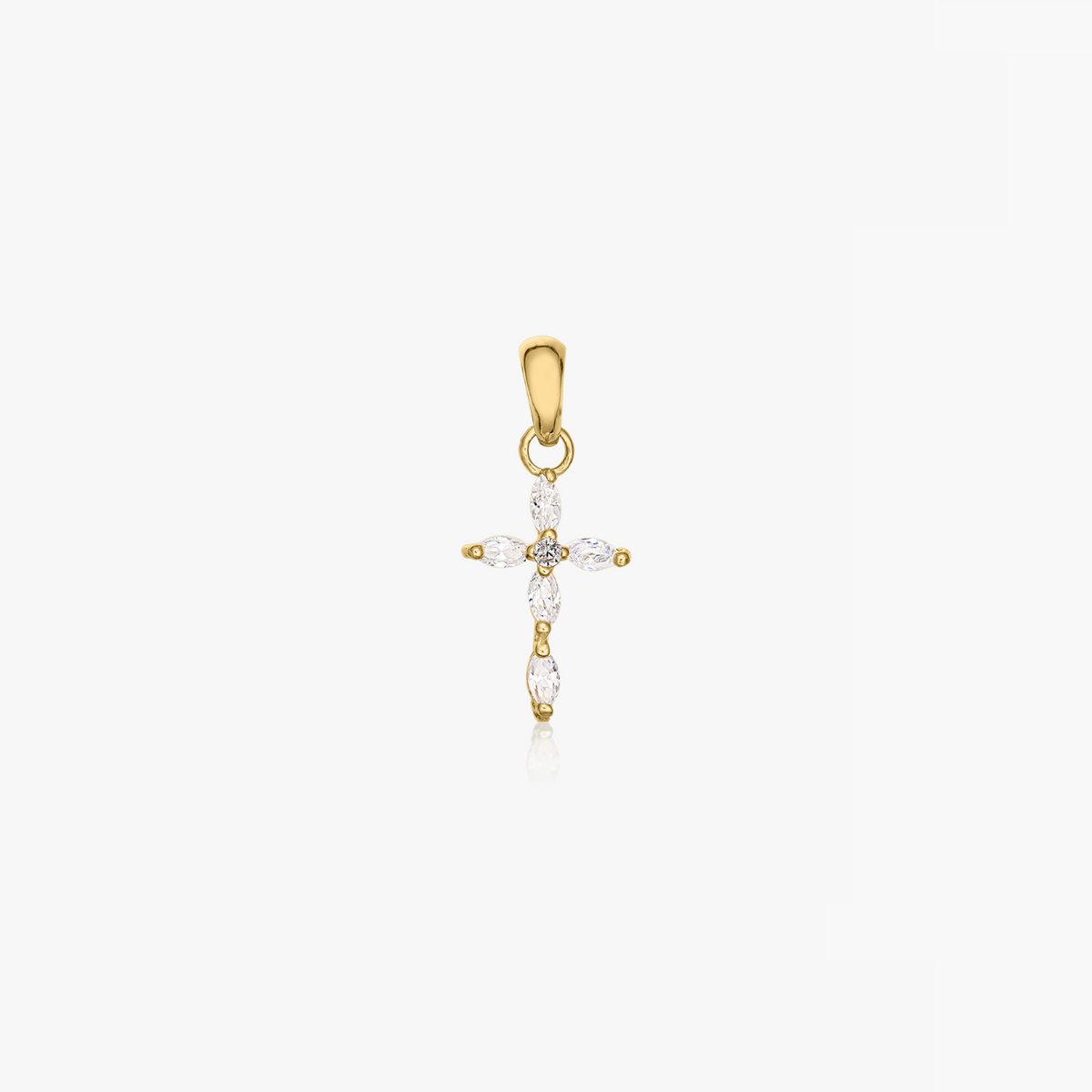Goldanhänger Croix - Indira