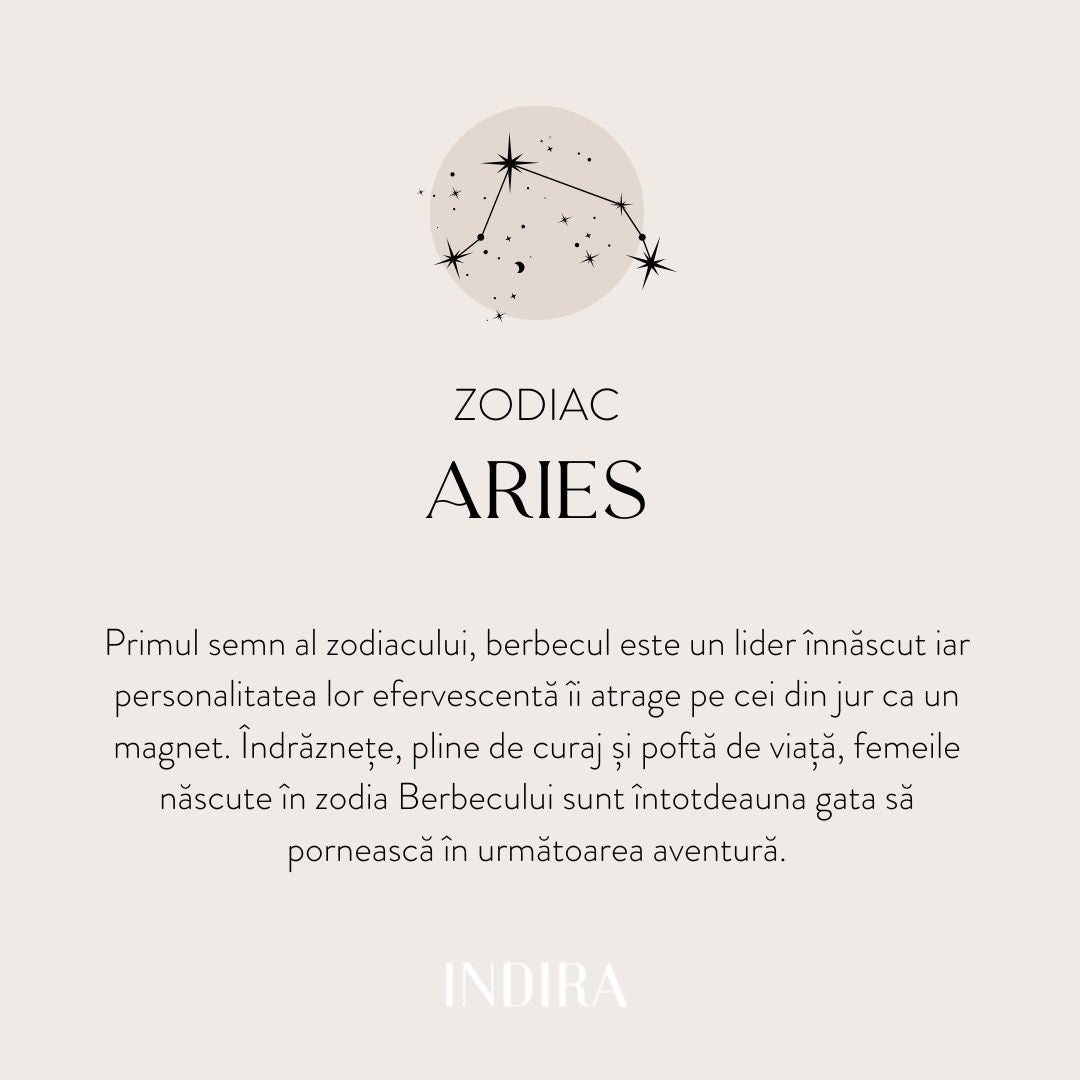 Silberkette Silver Zodiac - Widder - Indira