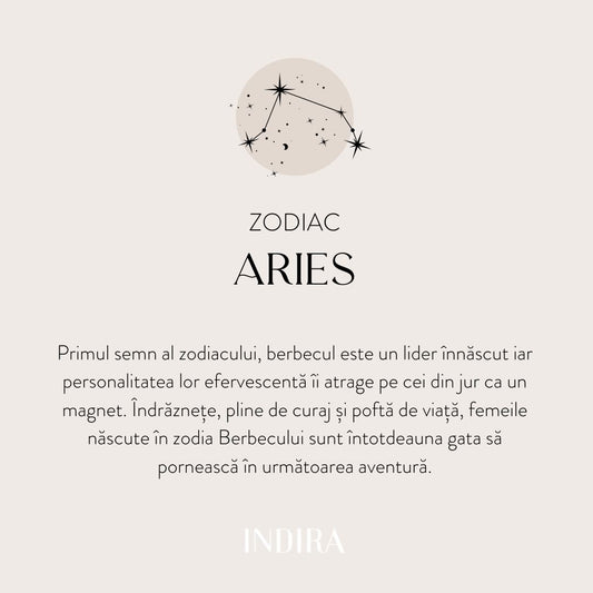 Silberkette Silver Zodiac - Widder - Indira