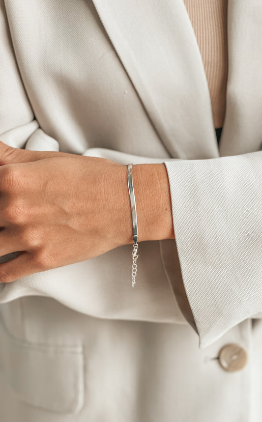 Herringbone-Armband aus Silber - Indira