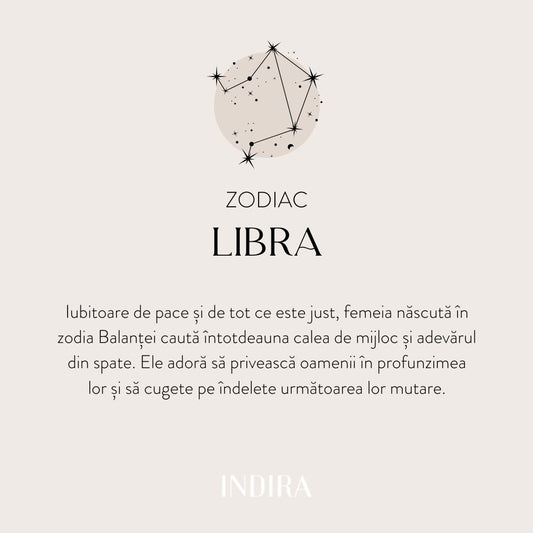 Silberkette Silver Zodiac - Libra - Indira