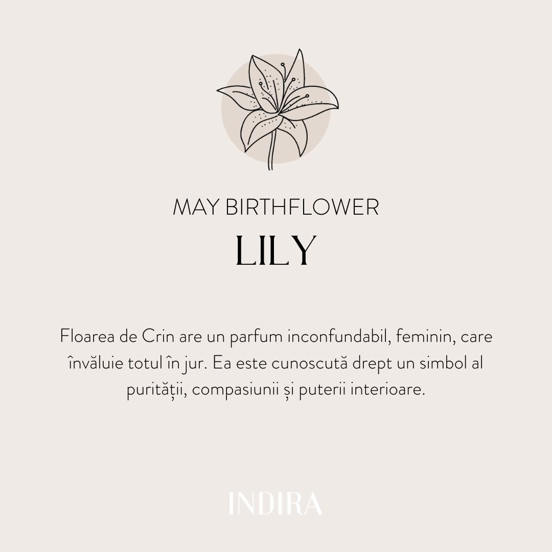 Silberring Birth Flower - Maiglöckchen - Indira