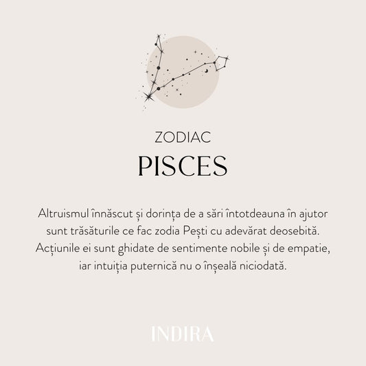 Silberkette Silver Zodiac - Fische - Indira
