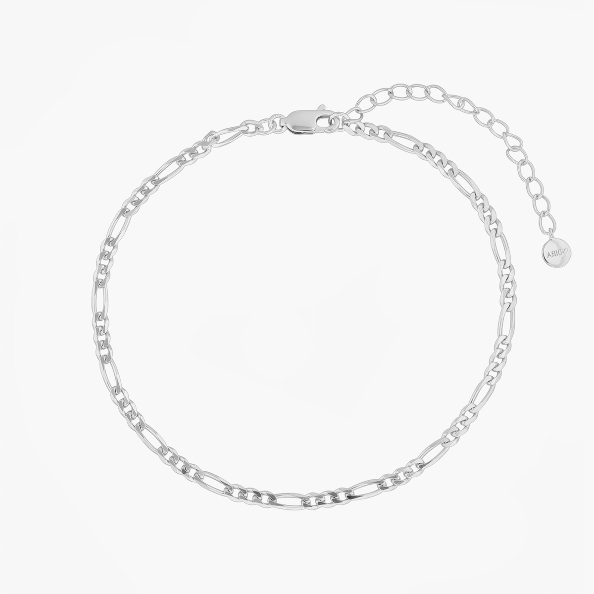 Figaro-Fußkette aus Silber - Indira