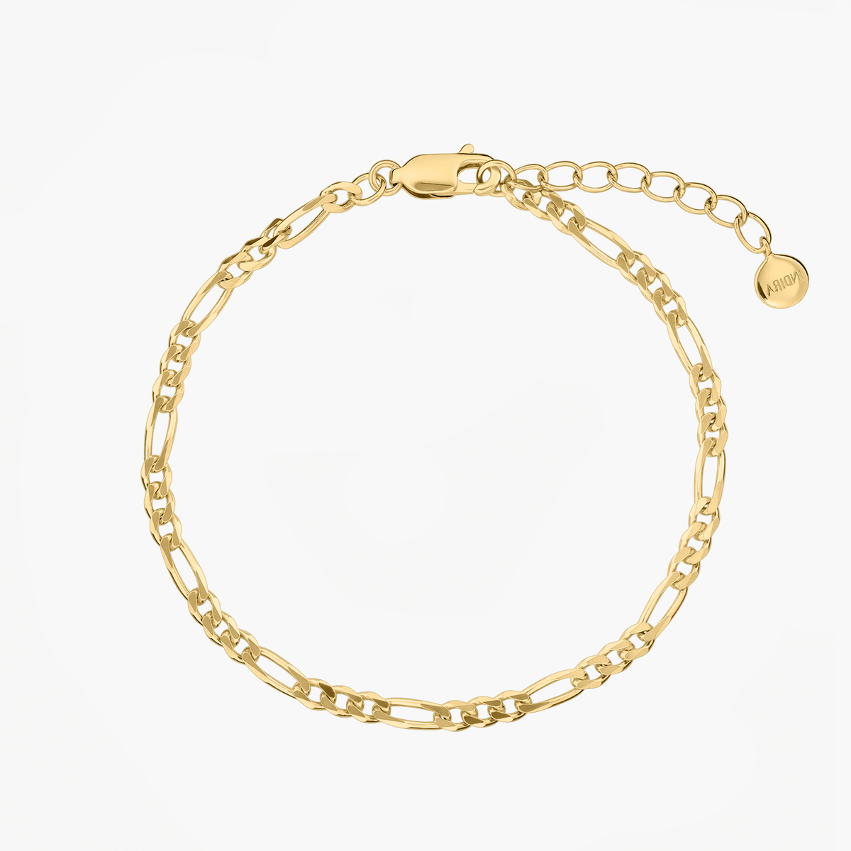 Silberarmband Golden Figaro - Indira