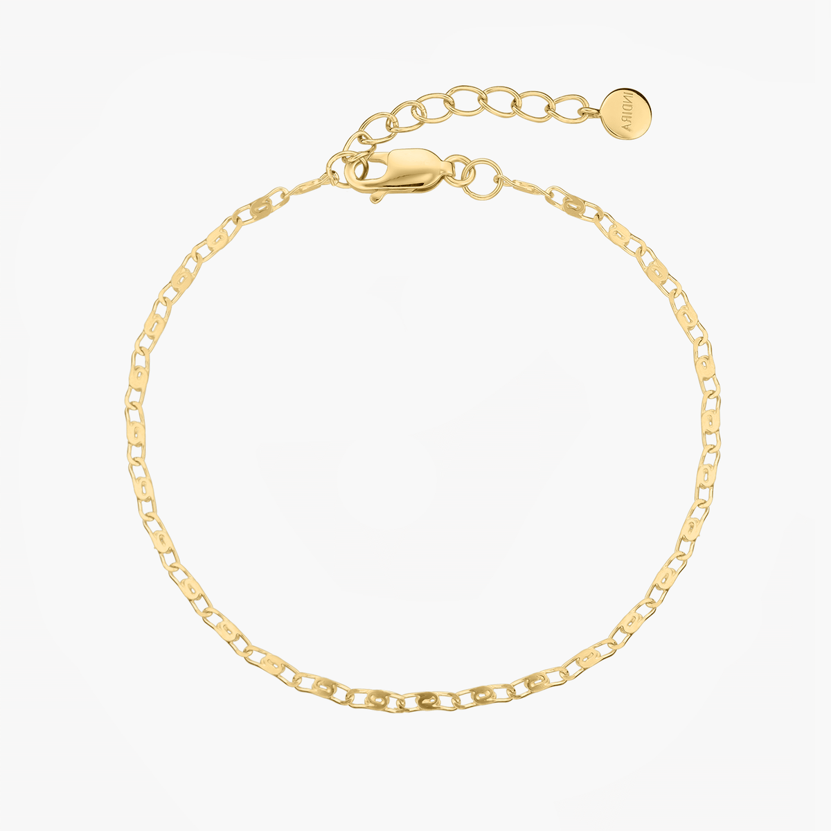 Silberarmband Golden Anchor - Indira