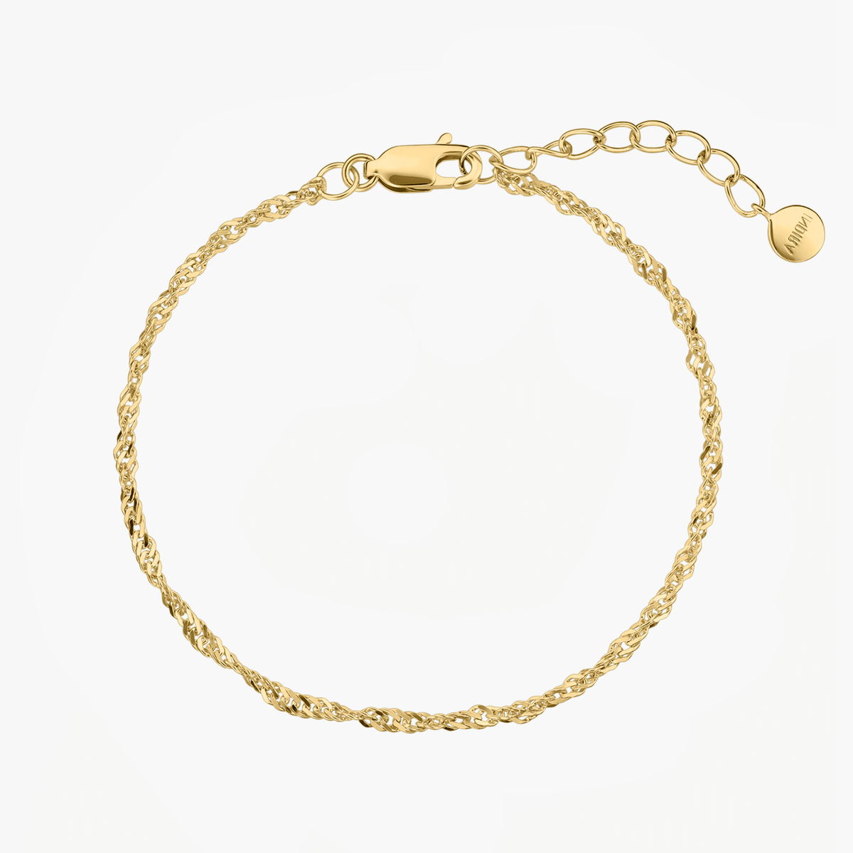 Silberarmband Golden Singapore - Indira