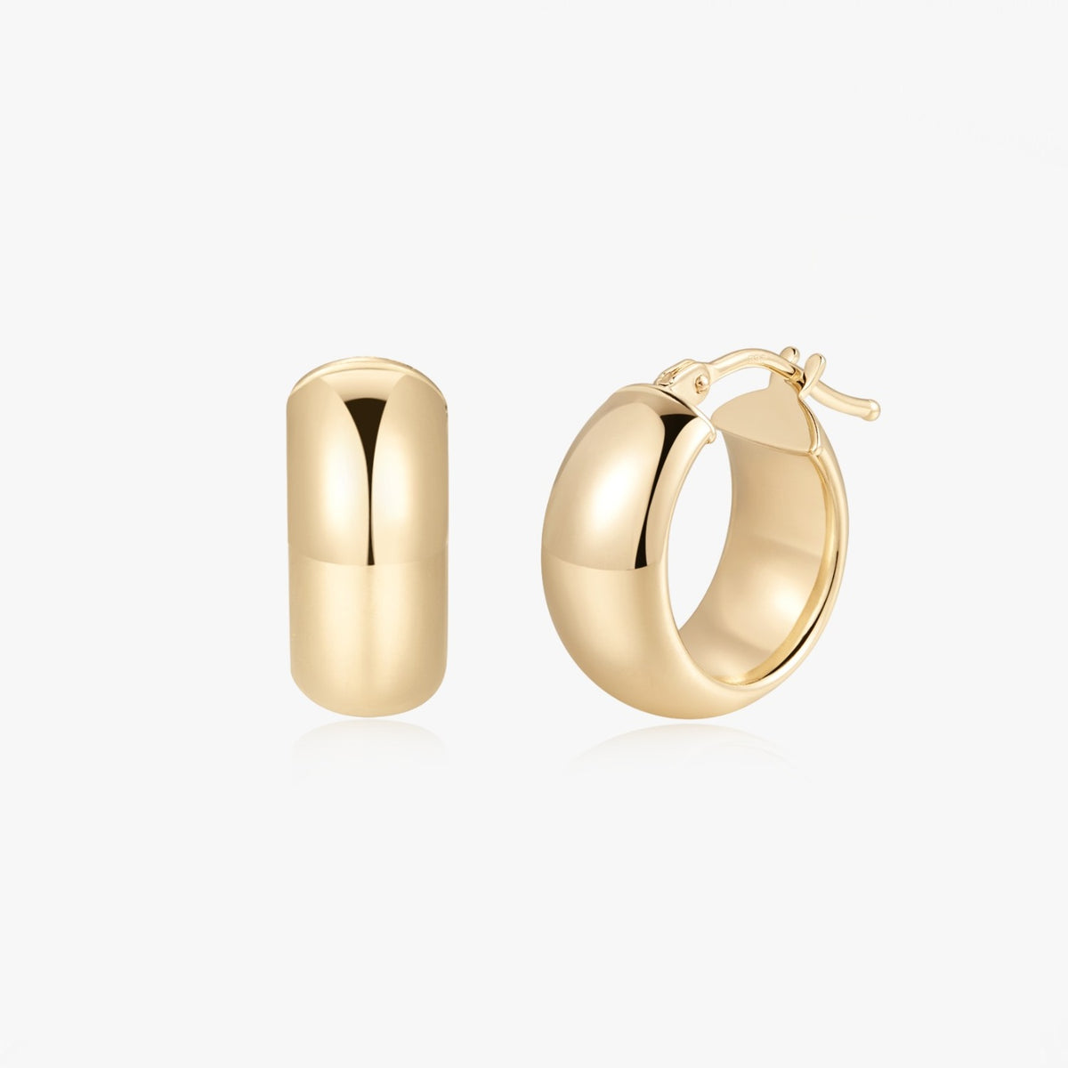 Bold Maxi Hoops Creolen aus Gelbgold