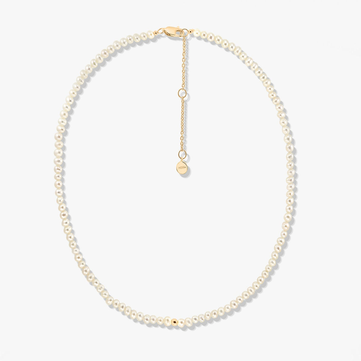 Silberkette Golden Glam - Zuchtperlen