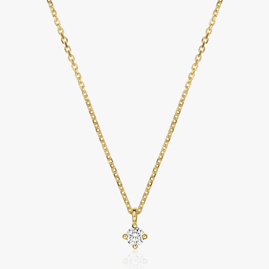 Timeless Goldkette - Diamant 0.05 CT - Indira