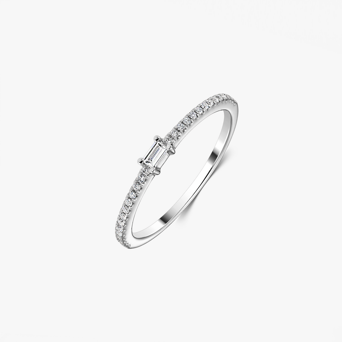 Weißgoldring Celeste – Diamanten - Indira