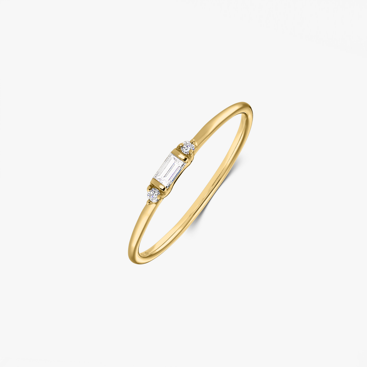 Kaya-Ring aus Gelbgold - Diamanten - Indira