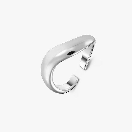 Silberring Shaped - Verstellbar - Indira