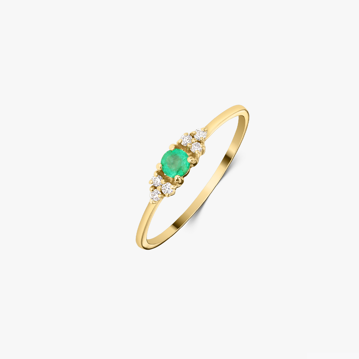 Goldring Joanne - Smaragd und Diamanten - Indira