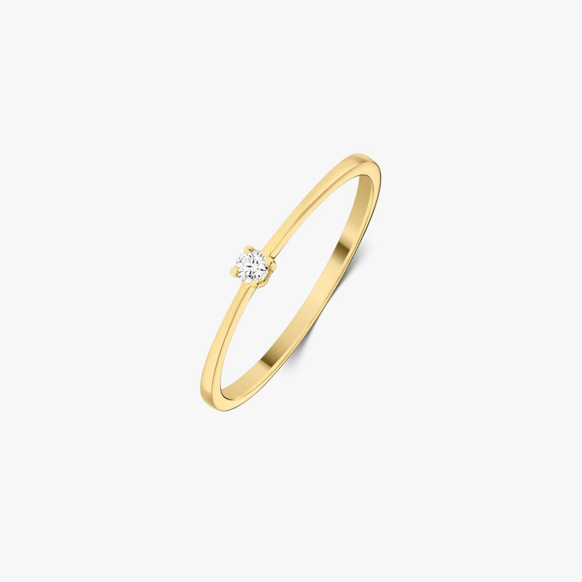 Timeless Goldring - Diamant 0.03 CT - Indira