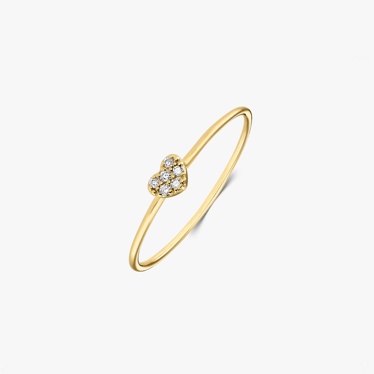 Alma Ring aus Gelbgold – Diamanten - Indira