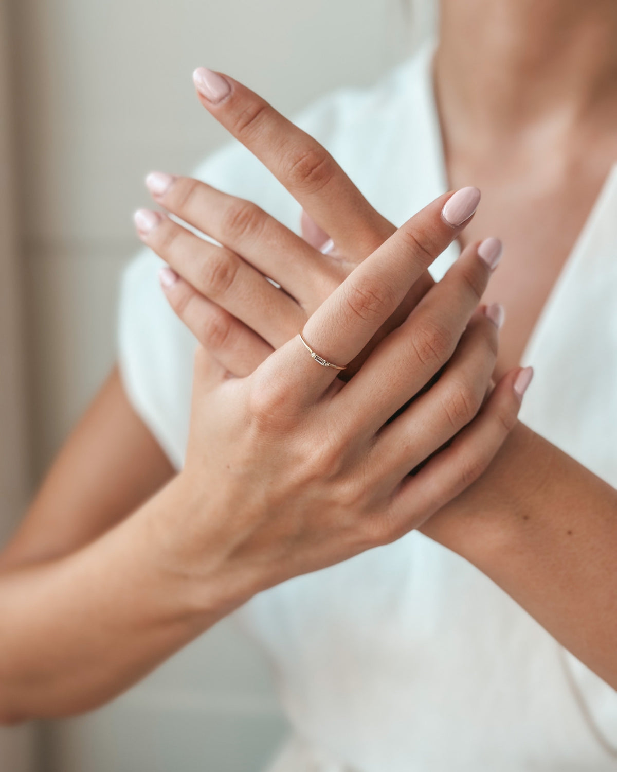 Kaya Ring aus Gelbgold - Diamanten - Indira