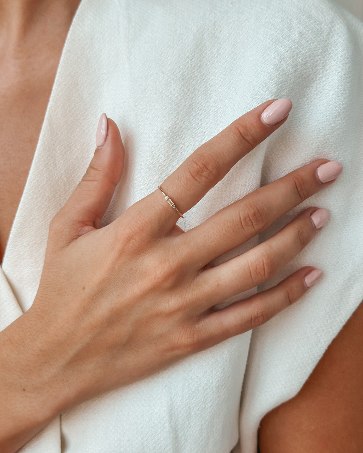 Kaya-Ring aus Gelbgold - Diamanten - Indira