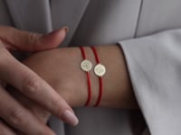 Schnurarmband aus Gold Birthflower - June Rose