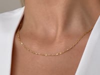 Colier din argint Golden Anchor