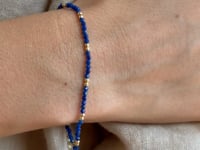 Silberarmband Golden SummerScape - Lapis Lazuli