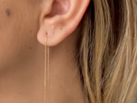 Gold-Ohrringe Pearl Drop – Zuchtperlen