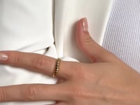 Silberring Golden Petit Brioche