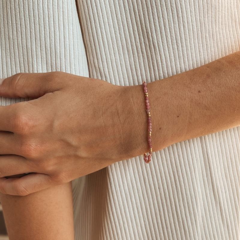 Silberarmband Golden SummerScape - Turmalin - Indira