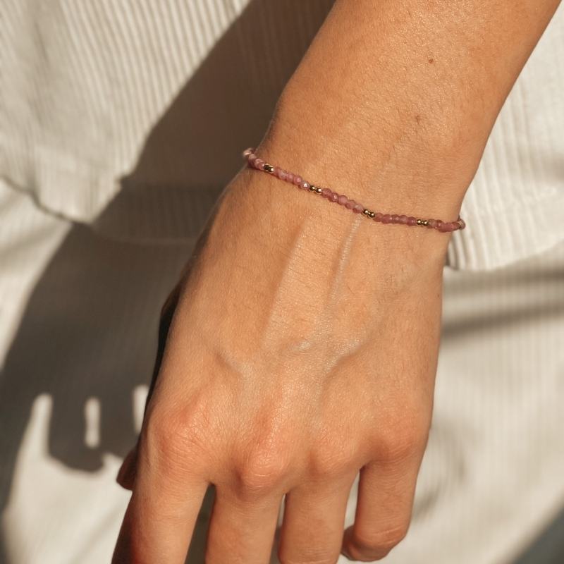 Silberarmband Golden SummerScape - Turmalin - Indira