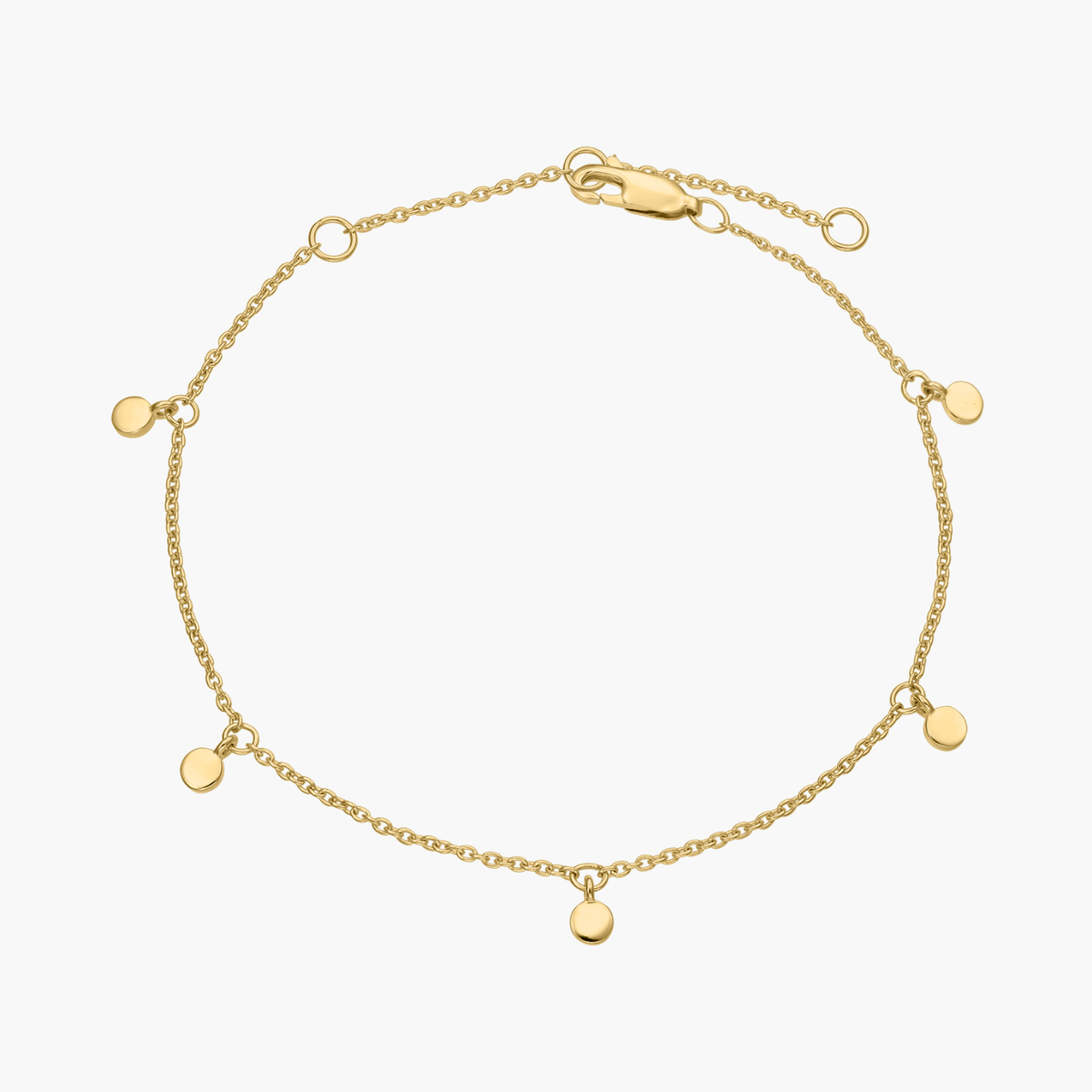 Silberarmband Golden Allegra - Indira