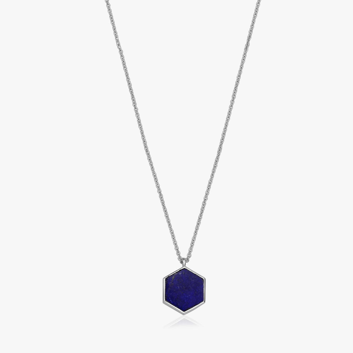 Silberhalskette Charlotte - Lapislazuli - Indira