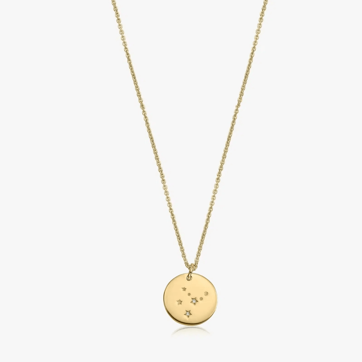 Silberkette Golden Zodiac - Virgo - Indira