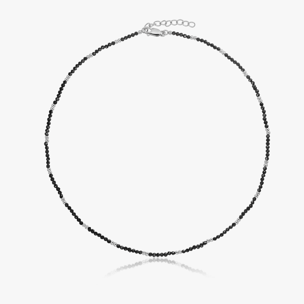 Silberkette SummerScape – Black Spinel - Indira