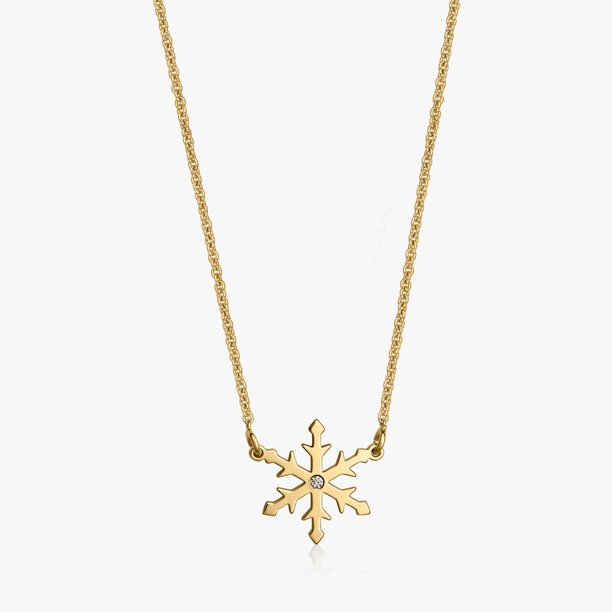 Goldkette Snow - Diamanten - Indira