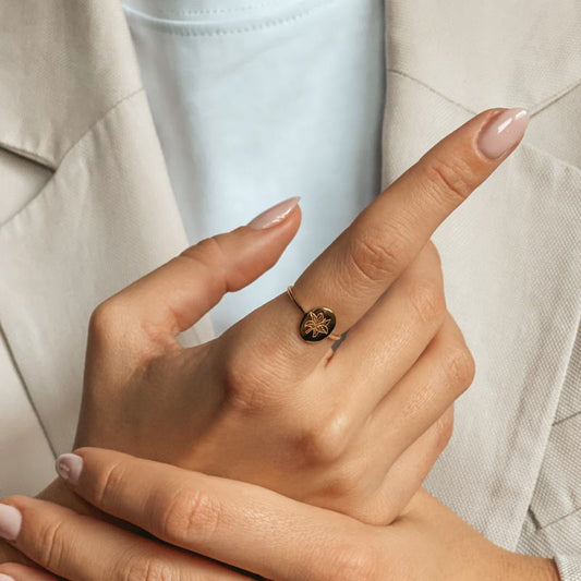 Goldring Birthflower - Maiglöckchen - Indira