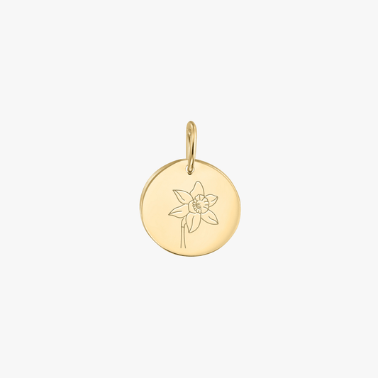 Goldanhänger Birth Flower - März-Narzisse - Indira