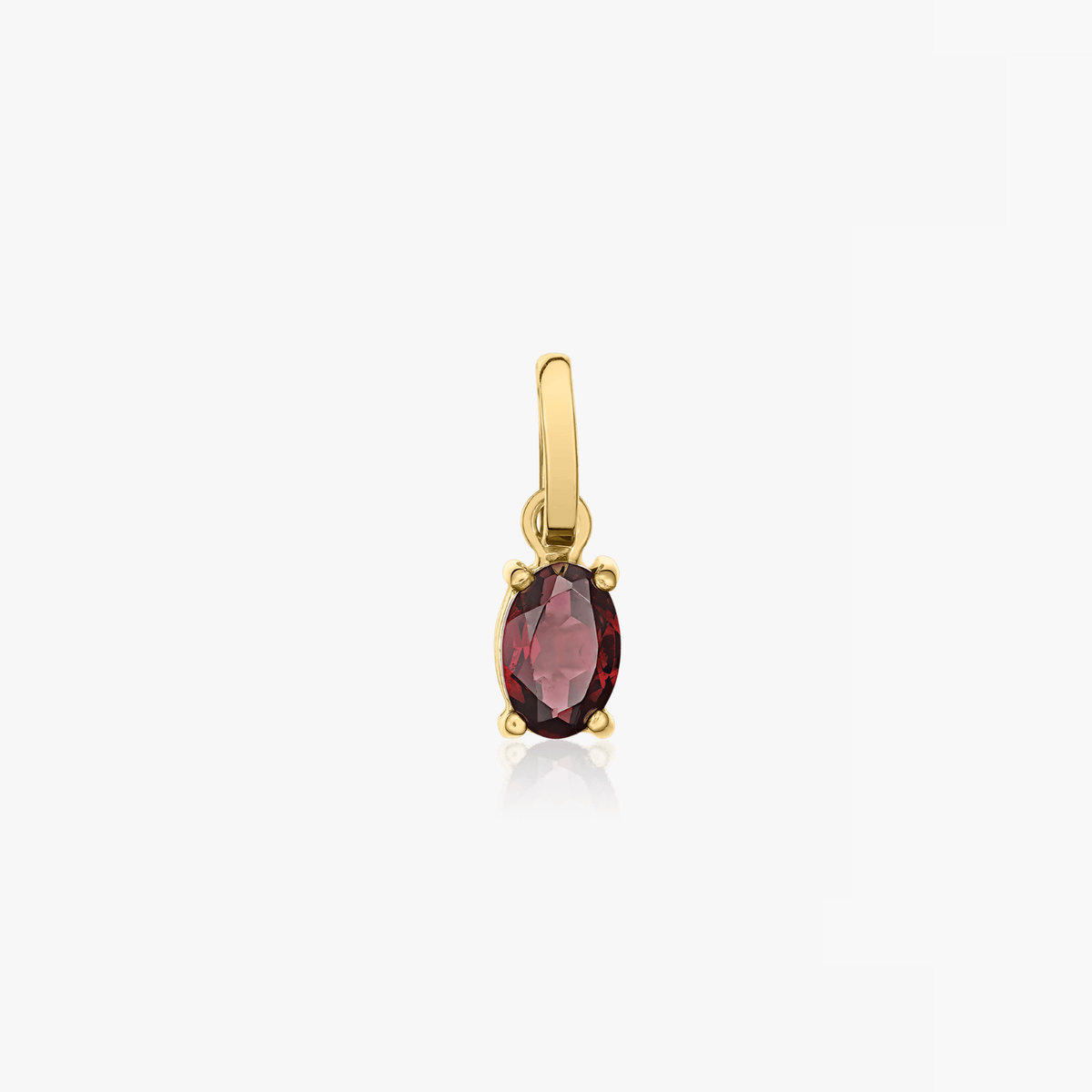 Goldanhänger Red Sparkle - Rhodolith - Indira