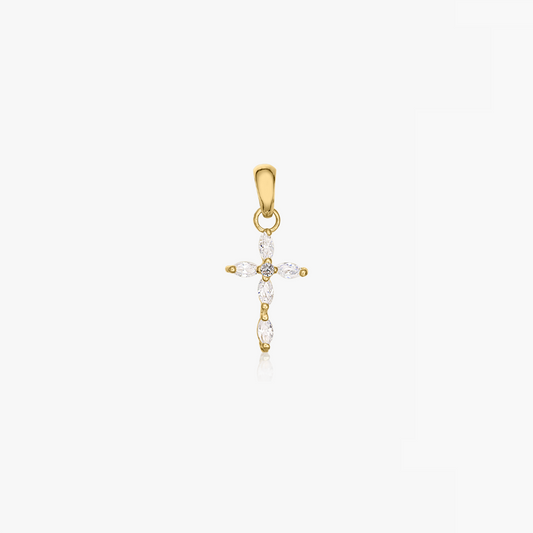 Goldanhänger Croix - Indira