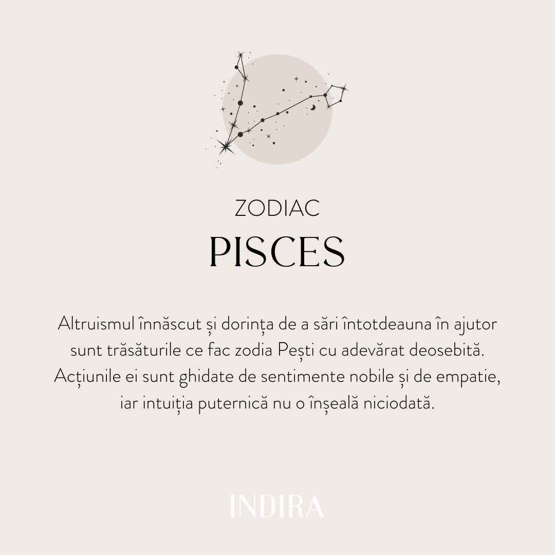 Silberkette Silver Zodiac - Fische - Indira